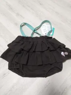 フリル付きブラウンパンツ 70-80cm