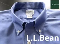 【美品】 L.L.Bean 長袖ボタンダウンシャツ オックスフォード ブルー