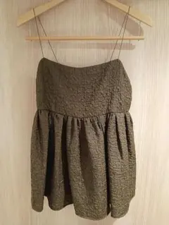 美品 Mila Owen ミラオーウェン マテリアルペプラム キャミ