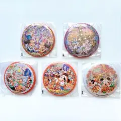 ディズニーランド ディズニークリスマス 缶バッジ 5種セット Dハロ