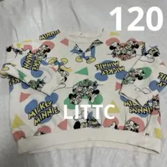 リトシー　LITTC ミッキー ミニー トレーナー シェフミッキー　120