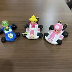 マリオカート フィギュアセット ルイージ ピーチ キノピオ