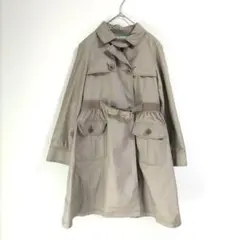〈トッカ〉トレンチコート　インナーベストあり　　上品　ベージュ　160