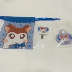 とっとこハム太郎 アクリルヘアクリップ プチ巾着 コードホルダー