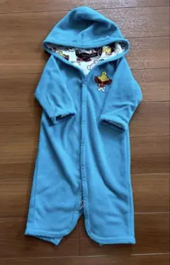 HYSTERIC MINI フード付きロンパース 水色