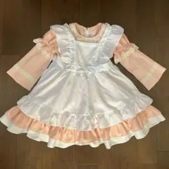 キャサリンコテージ　袖取り外し可　アリス風ワンピ　ピンク　120センチ