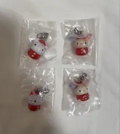 サンリオキャラクターズ いちごめじるしアクセサリー キティちゃん ウサハナ 4点