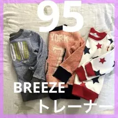 95 トレーナーセット 3点おまとめ BREEZE 裏起毛 裏毛 数学 英字