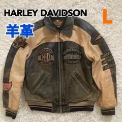 美品□ハーレーダビッドソン カウチンニット ベージュ USA L - メルカリ