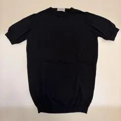 JOHN SMEDLEY 30GシーアイランドニットT BELDEN ネイビーSのサムネイル