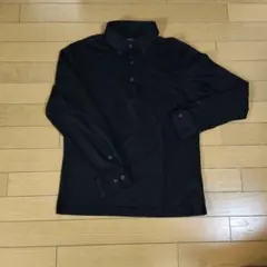 PEACE FIT COOL 長袖ポロシャツ ブラック Mサイズのサムネイル