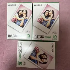 Fujifilm instax mini フィルム 10枚×3