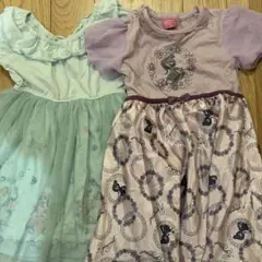 アリエル　ラプンツェル　120 半袖　ワンピース　まとめ　女の子　ディのサムネイル