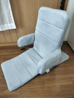 ドウシシャ 背もたれ ひじ付き ハイタイプ ライトグレー EIDE-LGY