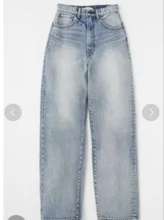 MOUSSY HW DAMAGE LOOSE STRAIGHT デニム 25