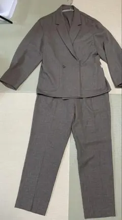 ニコアンド　メランジシングルジャケットズボンセットアップ