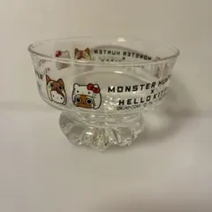 モンスター ハンター x ハローキティ ガラスボウル　ガラス食器即購入OK