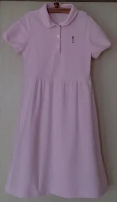 130　半袖　ワンピース　薄いピンク　ファミリア　familiar