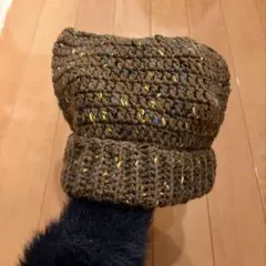 ハンドメイド 猫耳 ニット帽