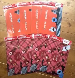 非売品　パペットスンスンLOTTガーナチョコランチョンマット全２種類、各４枚ずつ