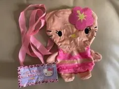 ★ハローキティ★ぬいぐるみポシェット★日焼けキティ★ガチャガチャ★新品未使用即決