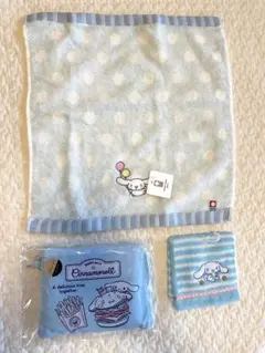 新品　タグ付き エコバッグ タオル　サンリオキャラクターズ　シナモロール