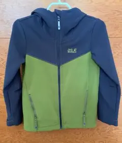 Jack Wolfskin フード付きジャケット ネイビー/グリーン