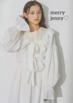 未使用✨merry jennyメリージェニーribbonガーゼ2wayワンピース