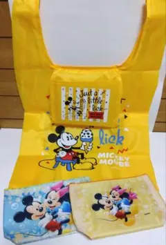 第一生命ノベルティ　ディズニー（エコバック＆ポーチ2個）