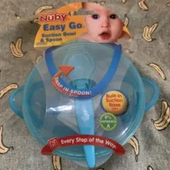 Nuby スプーン付きベビー用吸盤ボウルのサムネイル
