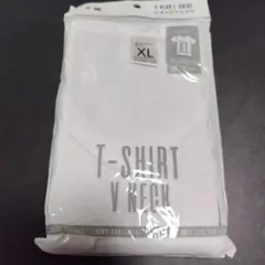 ☆新品未開封☆メンズ☆VネックTシャツ☆XL☆白Vネック☆半袖☆白Tシャツ☆無地
