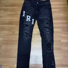 AMIRI ブラックデニムパンツ 最終値下げのサムネイル