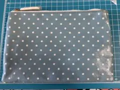 Cath Kidston ドット柄ポーチ 水色