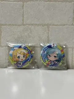 プロセカ/モモジャン 鏡音リン・日野森雫 缶バッジ 2種セット バラ売り可