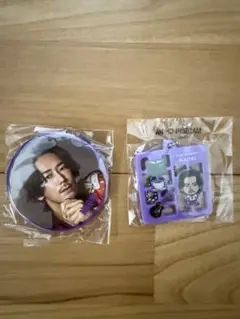 小林直己 缶バッチ カラーアクリルキーホルダー