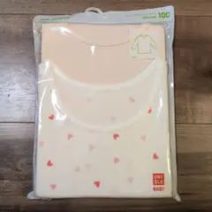 ★新品未使用★ ユニクロ コットンフライスインナーT 100 2枚組
