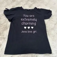 Jenni プリント Tシャツ 黒