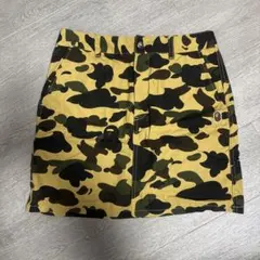 A BATHING APE イエローカモ　ミニスカートのサムネイル