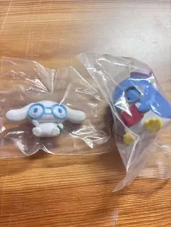 サンリオキャラクターズ　めがねっこちゃんフィギュア　Sanrio シナモン