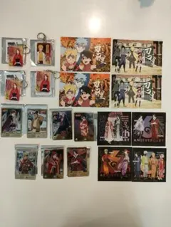 NARUTOニジゲンノモリ　キーホルダー　ポストカード　ステッカー　シール