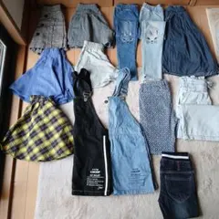 女の子まとめ売り ボトムスセット 140cm