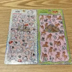 【正規品】101匹わんちゃん バンビ プチドロップステッカーセット