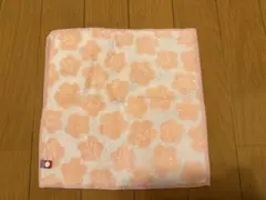 【新品未使用】花柄ハンカチ 約25cm