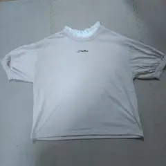 INGNI フリル付きベージュTシャツ