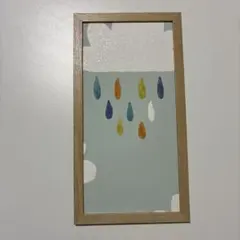 (21)サイオン　APRIL SHOWERS 雨　雲　アートフレーム　北欧