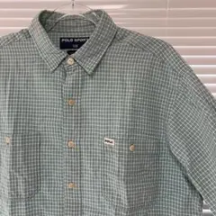 Polo Sport 半袖シャツ Lサイズ チェック柄