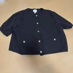 H＆M ボタンカーディガン ブラウン