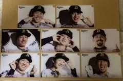 オリックス寺西　椋木　福永　山田　頓宮　入山　他　アクリルカード　コロチャレC賞