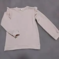 フリル付き薄手トレーナー 120