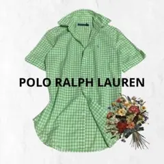 ラルフローレン　シャツ　チェック　半袖　POLO RALPH LAUREN